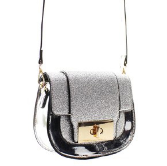 ISABELLE Glitter Patent Leather Crossbody NWT! - Picture 6 of 8